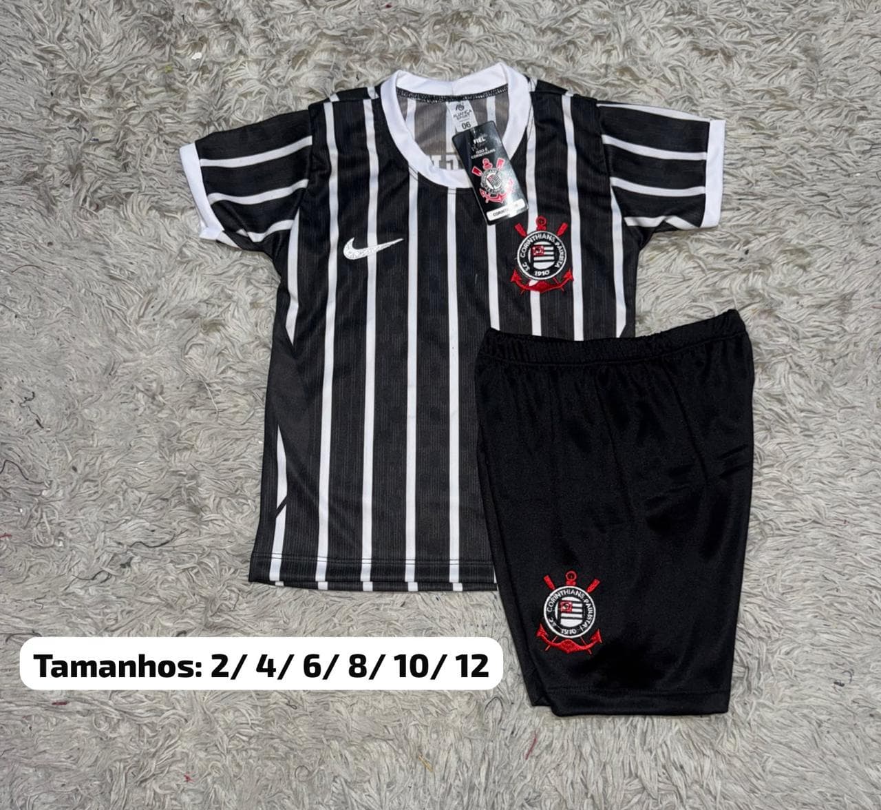 Conjunto Infantil Corinthians